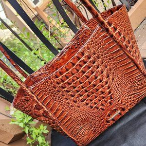 Brahmin Large Pecan Tote